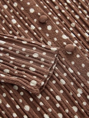 Taches marron - Cardigan coordonné boutonné en maille fine - Image 8 of 8