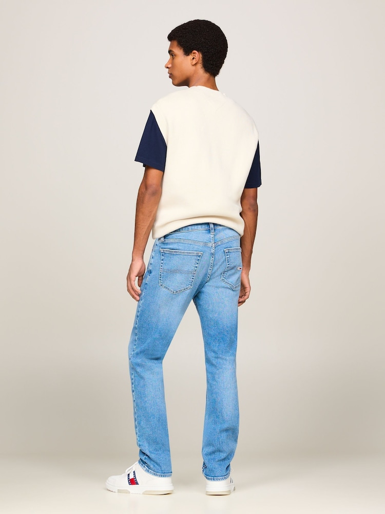 Синий - Зауженные джинсы Tommy Hilfiger Scanton - Изображение 2 из 7
