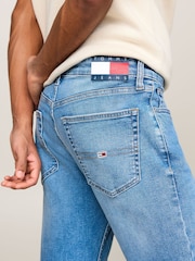 Синий - Зауженные джинсы Tommy Hilfiger Scanton - Изображение 3 из 7