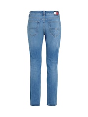 Синий - Зауженные джинсы Tommy Hilfiger Scanton - Изображение 6 из 7