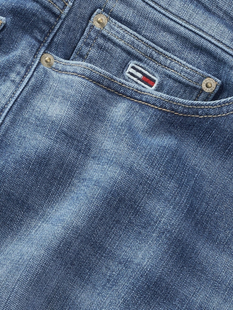 Синий - Зауженные прямые джинсы Tommy Hilfiger Ryan - Image 7 of 7