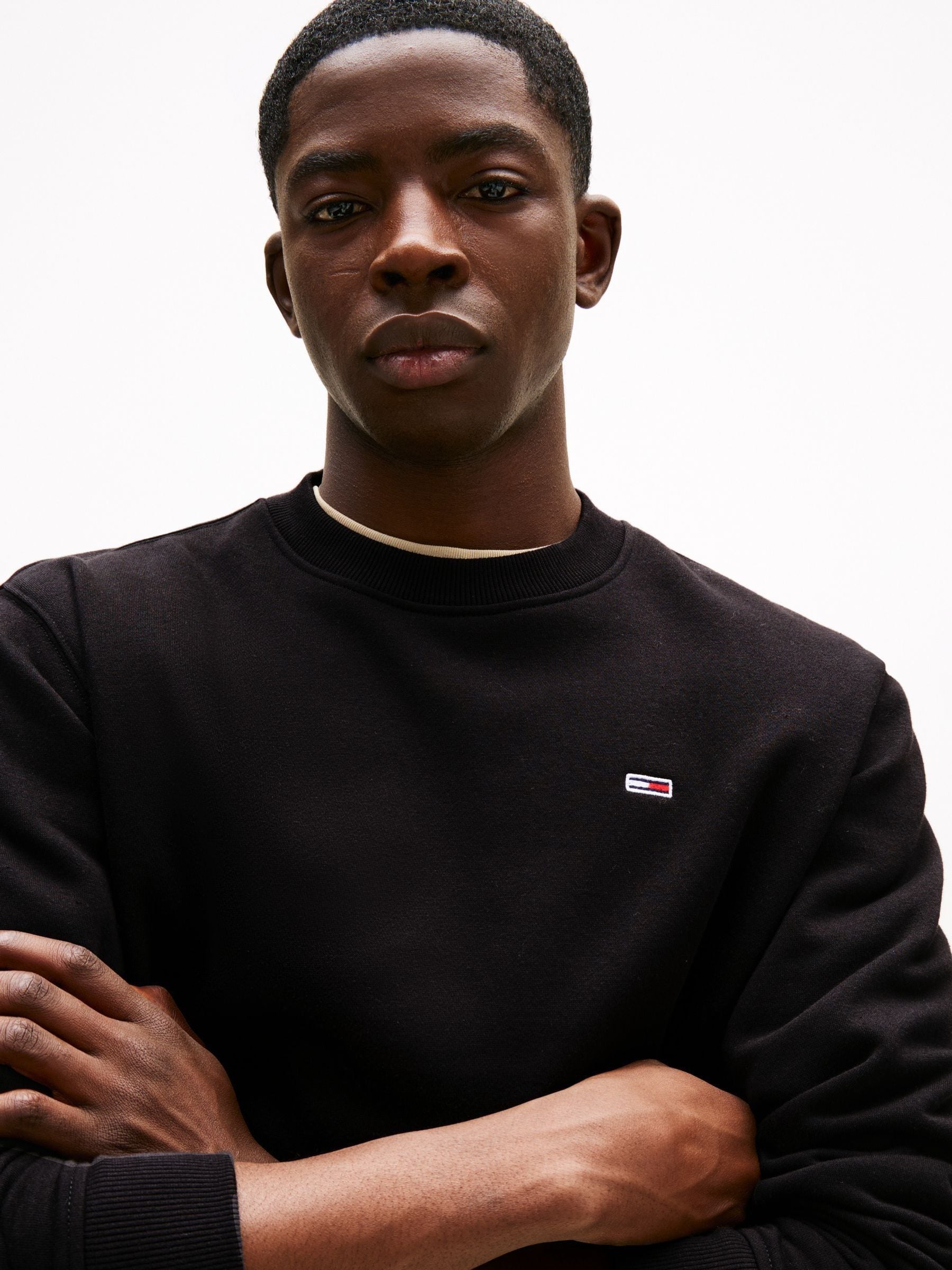 Buy Tommy Jeans Black Flag Crew Jumper from Next USA