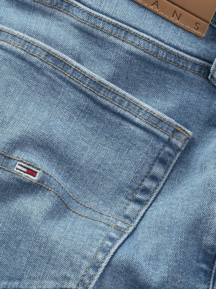 Tommy Hilfiger Blue Light Ryan Slim Straight Jeans - Image 7 of 7