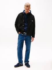 Tommy Jeans Blue Essential Flag Hoodies - Image 2 of 7