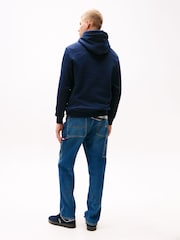 Tommy Jeans Blue Essential Flag Hoodies - Image 3 of 7