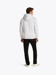 Tommy Jeans Grey Grey Flag Zip Up Hoodies - Image 3 of 7