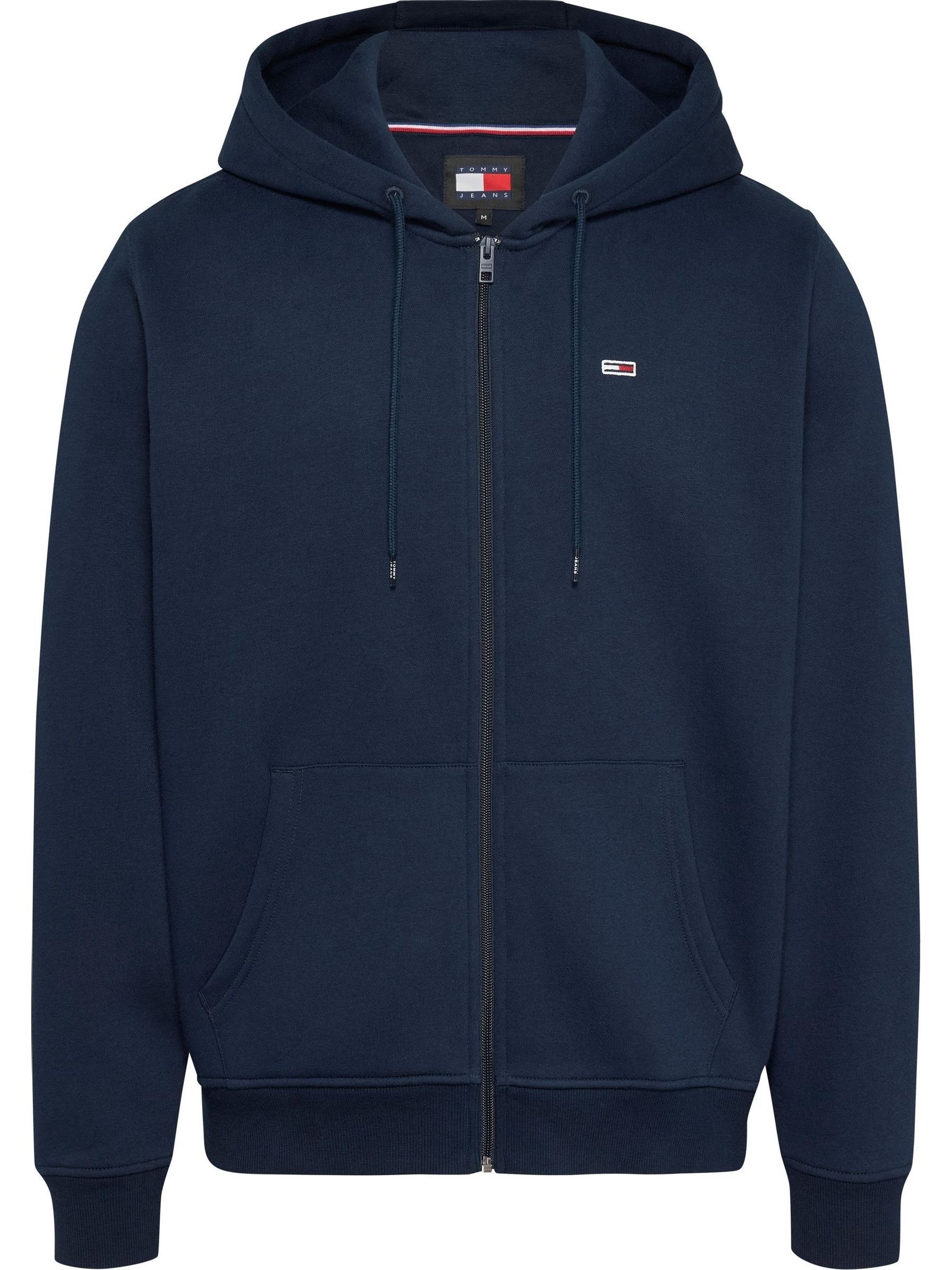 Buy Tommy Jeans Blue Grey Flag Zip Up Hoodies from Next Romania
