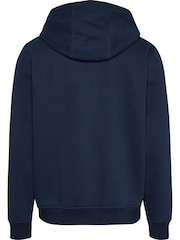 Tommy Jeans Blue Grey Flag Zip Up Hoodies - Image 6 of 7