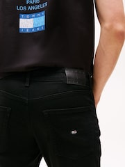 Черный - Зауженные джинсы Tommy Hilfiger Scanton - Изображение 4 из 6