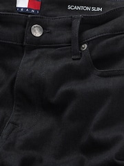 Черный - Зауженные джинсы Tommy Hilfiger Scanton - Изображение 6 из 6