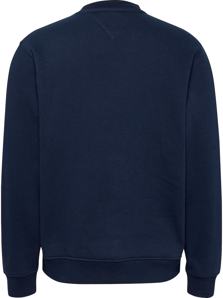 Tommy Jeans Blue Flag Crew Jumper - Image 6 of 7