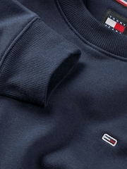 כחול  - Tommy Jeans Flag Crew Jumper - תמונה 6 מתוך 6