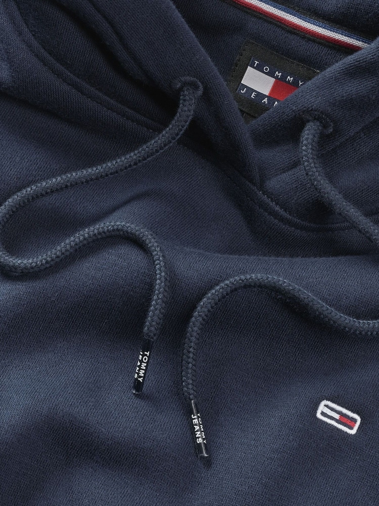 Tommy Jeans Blue Flag Hoodie - Image 6 of 6