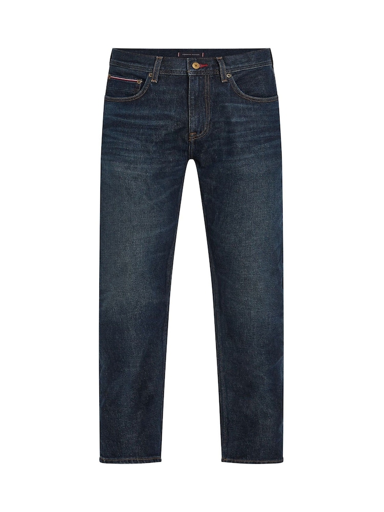 Tommy Hilfiger Blue Denton Straight Jeans - Image 4 of 4 Tommy Hilfiger Blue Denton Straight Jeans - Image 4 of 4