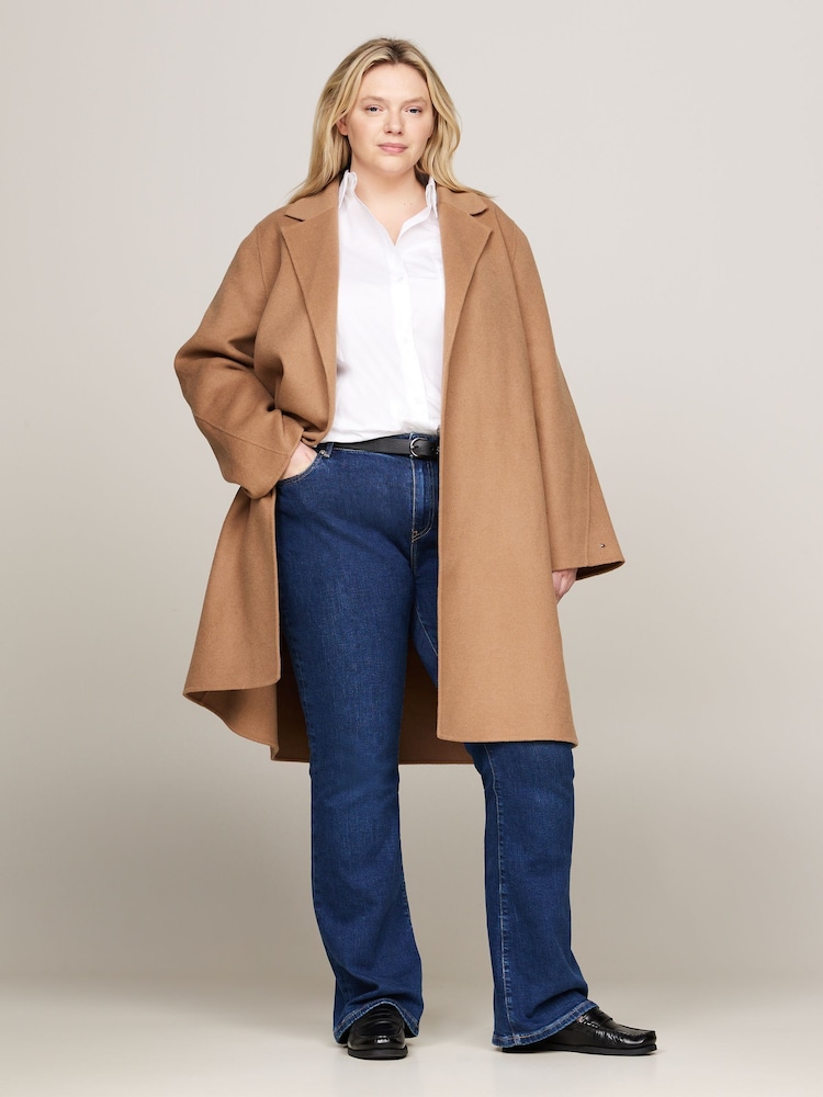 Шерстяное пальто с поясом от Tommy Hilfiger - Image 2 of 4