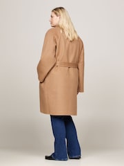 Шерстяное пальто с поясом от Tommy Hilfiger - Image 4 of 4