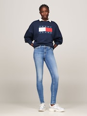 Azul escuro - Tommy Hilfiger Nora Skinny Jeans - Imagem 4 de 7