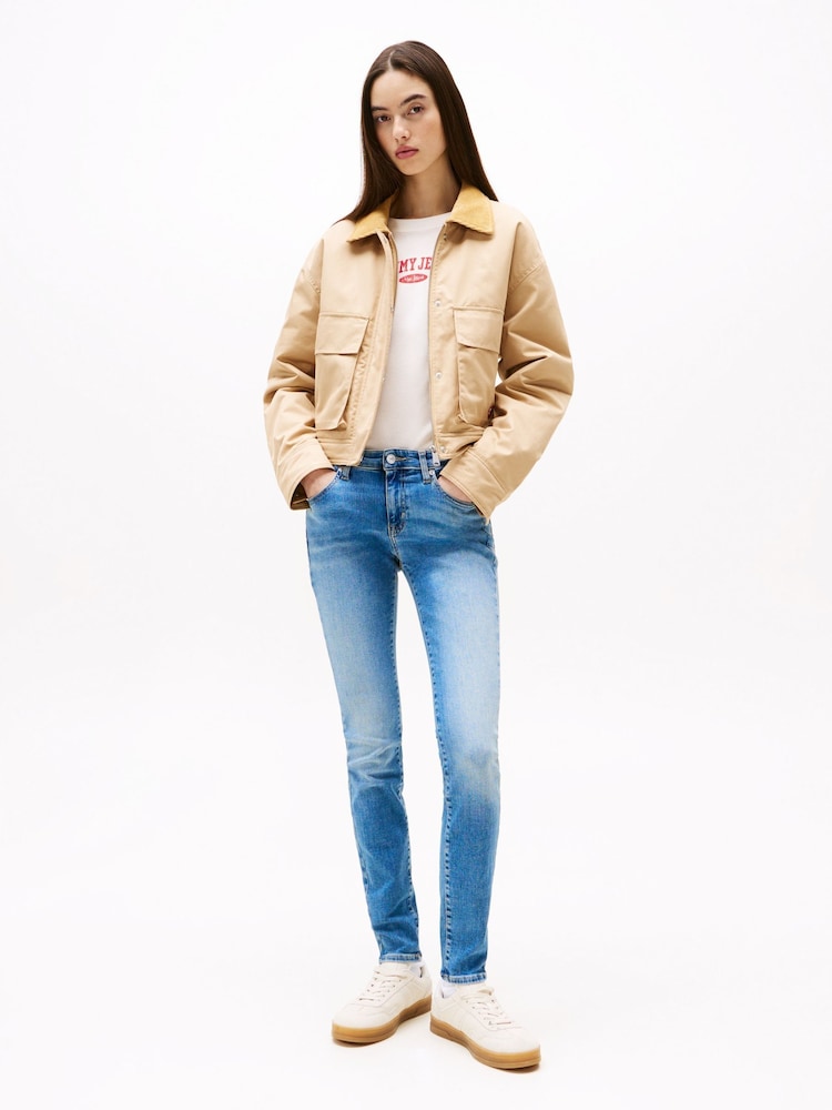 Tommy Hilfiger Blue Sylvia High Rise Skinny Jeans - Image 1 of 6