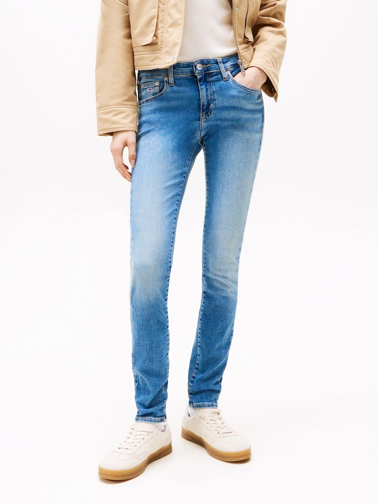 Tommy Hilfiger Blue Sylvia High Rise Skinny Jeans - Image 3 of 6