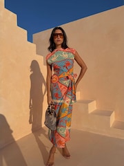 فستان Lucy بنقشة Kaleidoscope من Never Fully Dressed - صورة 11 من 13