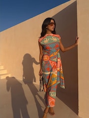 فستان Lucy بنقشة Kaleidoscope من Never Fully Dressed - صورة 13 من 13
