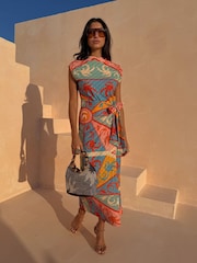 فستان Lucy بنقشة Kaleidoscope من Never Fully Dressed - صورة 7 من 13