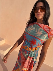 فستان Lucy بنقشة Kaleidoscope من Never Fully Dressed - صورة 8 من 13