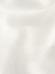 White Paradise Back Graphic Print Lightweight Knitted Relaxed Hoodie With Linen - Image 8 of 9