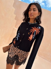 Never Fully Dressed Black Black Tigress Cardigan - Image 4 of 5