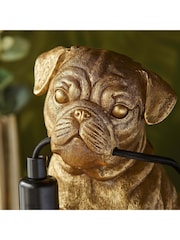 Gallery Home Gold Pug Puppy 1 Light Table Lamp - Image 2 of 3