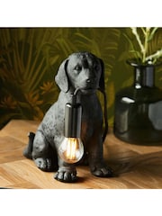 Gallery Home Black Labrador Puppy 1 Light Table Lamp - Image 1 of 4