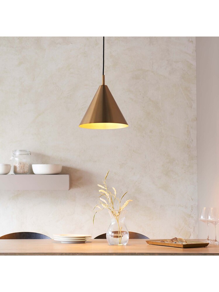 Gallery Home Brass Lance 1 Light Pendant Ceiling Light - Image 1 of 4 Gallery Home Brass Lance 1 Light Pendant Ceiling Light - Image 1 of 4