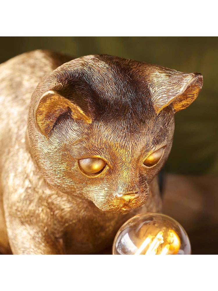 Gallery Home Gold Kitten 1 Light Table Lamp - Image 2 of 3