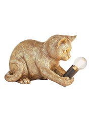 Gallery Home Gold Kitten 1 Light Table Lamp - Image 3 of 3
