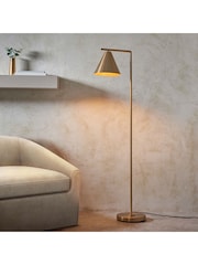 Gallery Home Brass Lance 1 Light Floor Lamp - Image 2 of 9
