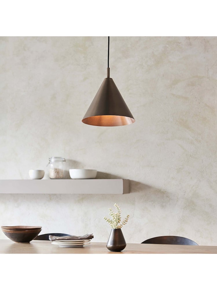Gallery Home Bronze Lance 1 Light Pendant Ceiling Light - Image 1 of 4