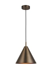 Gallery Home Bronze Lance 1 Light Pendant Ceiling Light - Image 4 of 4