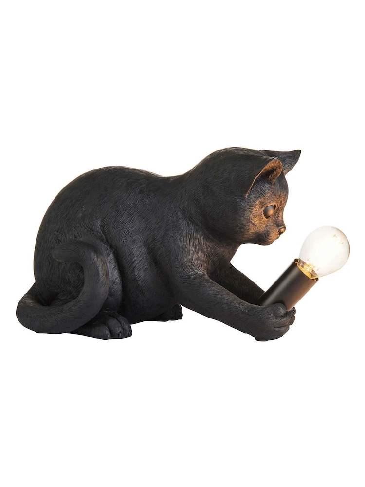 Gallery Home Black Kitten 1 Light Table Lamp - Image 3 of 3