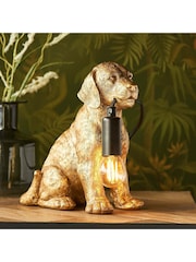 Gallery Home Gold Labrador Puppy 1 Light Table Lamp - Image 1 of 4