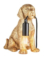 Gallery Home Gold Labrador Puppy 1 Light Table Lamp - Image 4 of 4