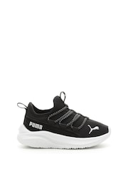 Puma Black Baby Toddler One4All Slip On Shoes Trainers - Image 1 of 6