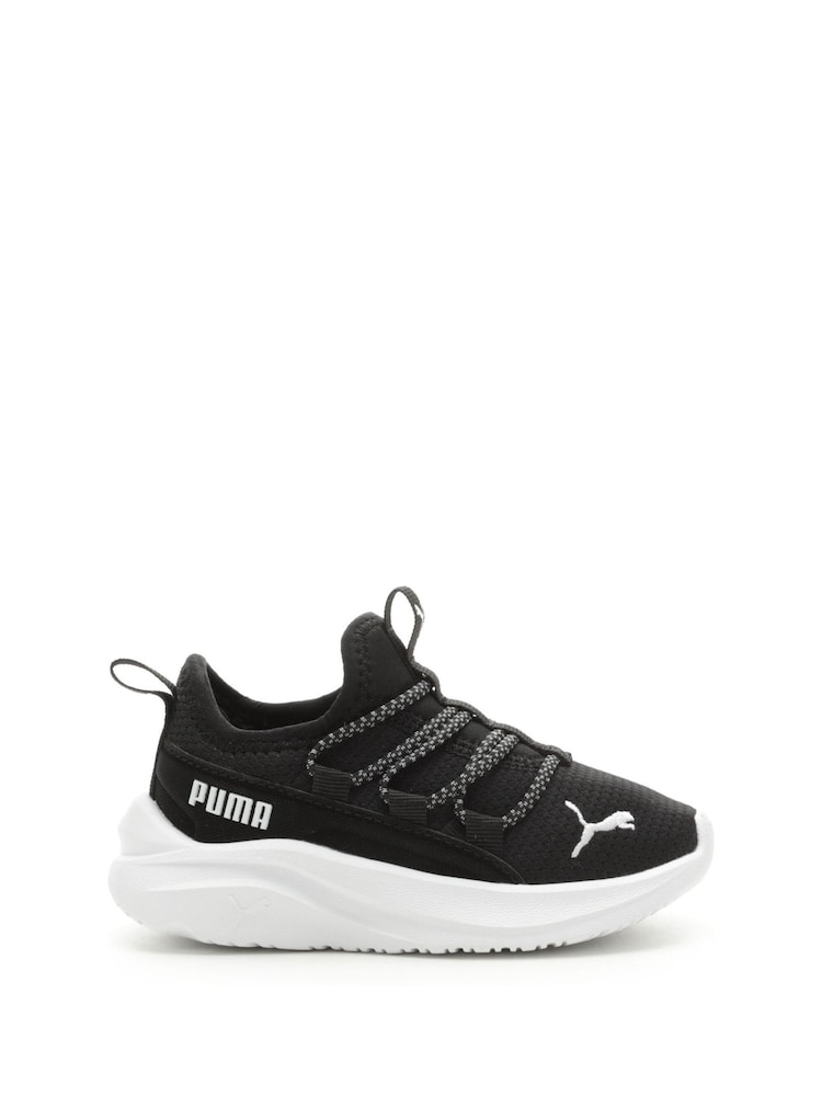 Puma Black Baby Toddler One4All Slip On Shoes Trainers - Image 1 of 6