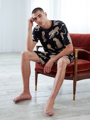 Chelsea Peers Kurzer Pyjama mit Leopardenmuster - Bild 2 von 5