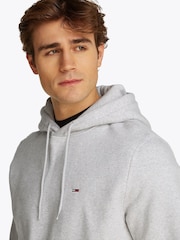 Tommy Jeans Grey Flag Hoodie - Image 4 of 7