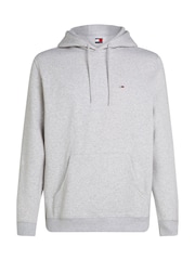 Tommy Jeans Grey Flag Hoodie - Image 5 of 7