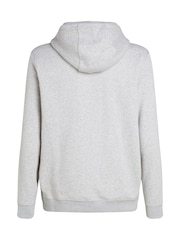Tommy Jeans Grey Flag Hoodie - Image 6 of 7