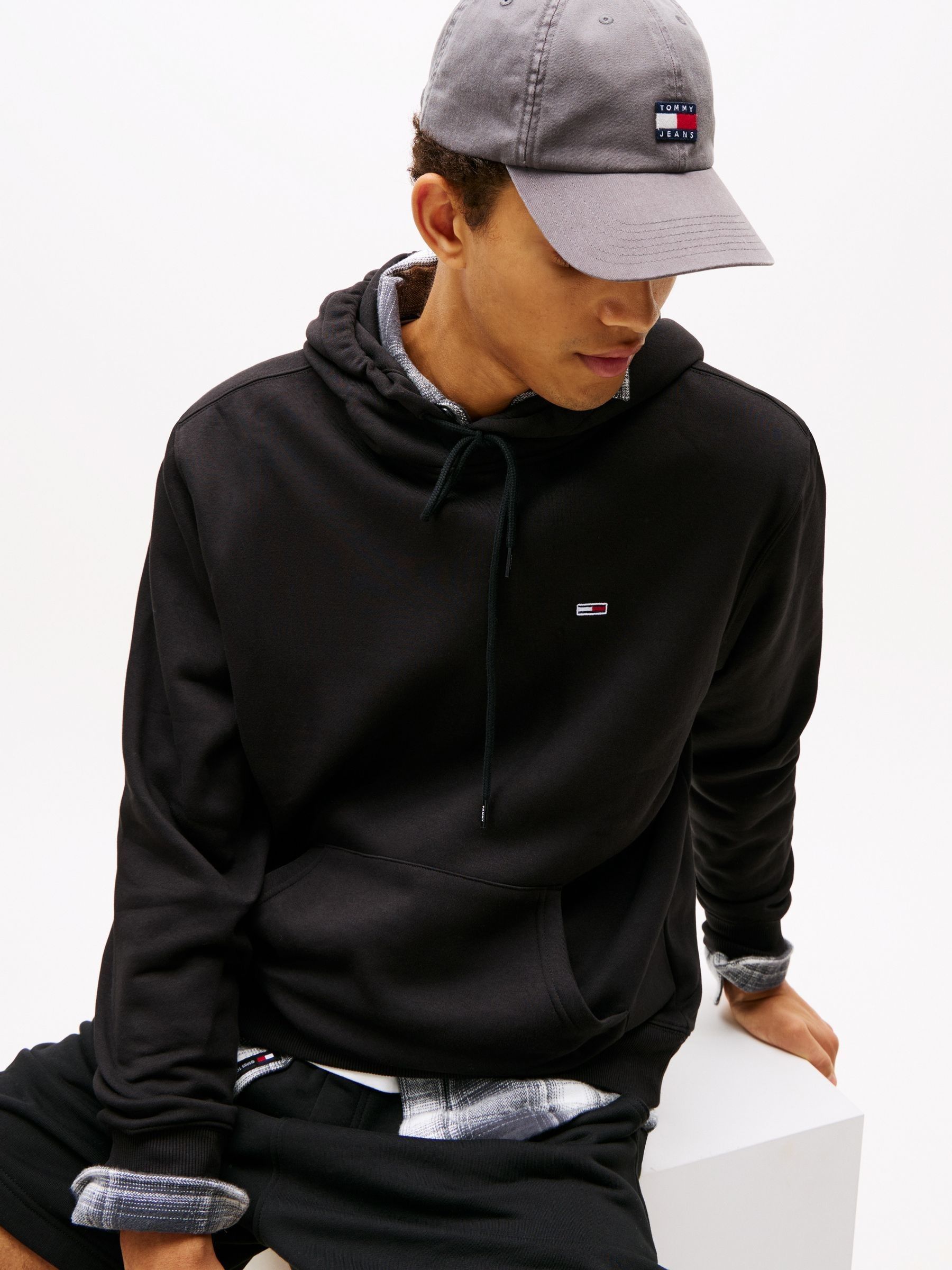 Buy Tommy Jeans Black Flag Hoodie from Next USA