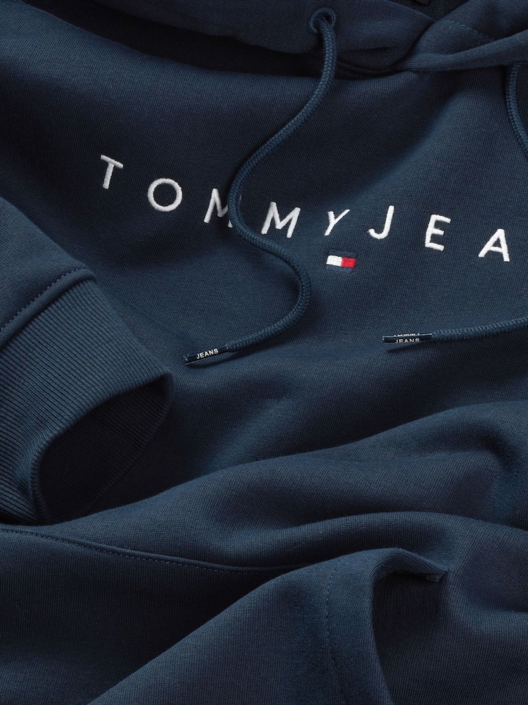 Синий - Tommy Jeans Логотип худи - Image 7 of 7