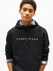 Черный - Tommy Jeans Логотип худи - Image 4 of 7