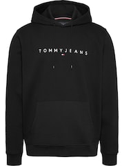 Черный - Tommy Jeans Логотип худи - Image 5 of 7